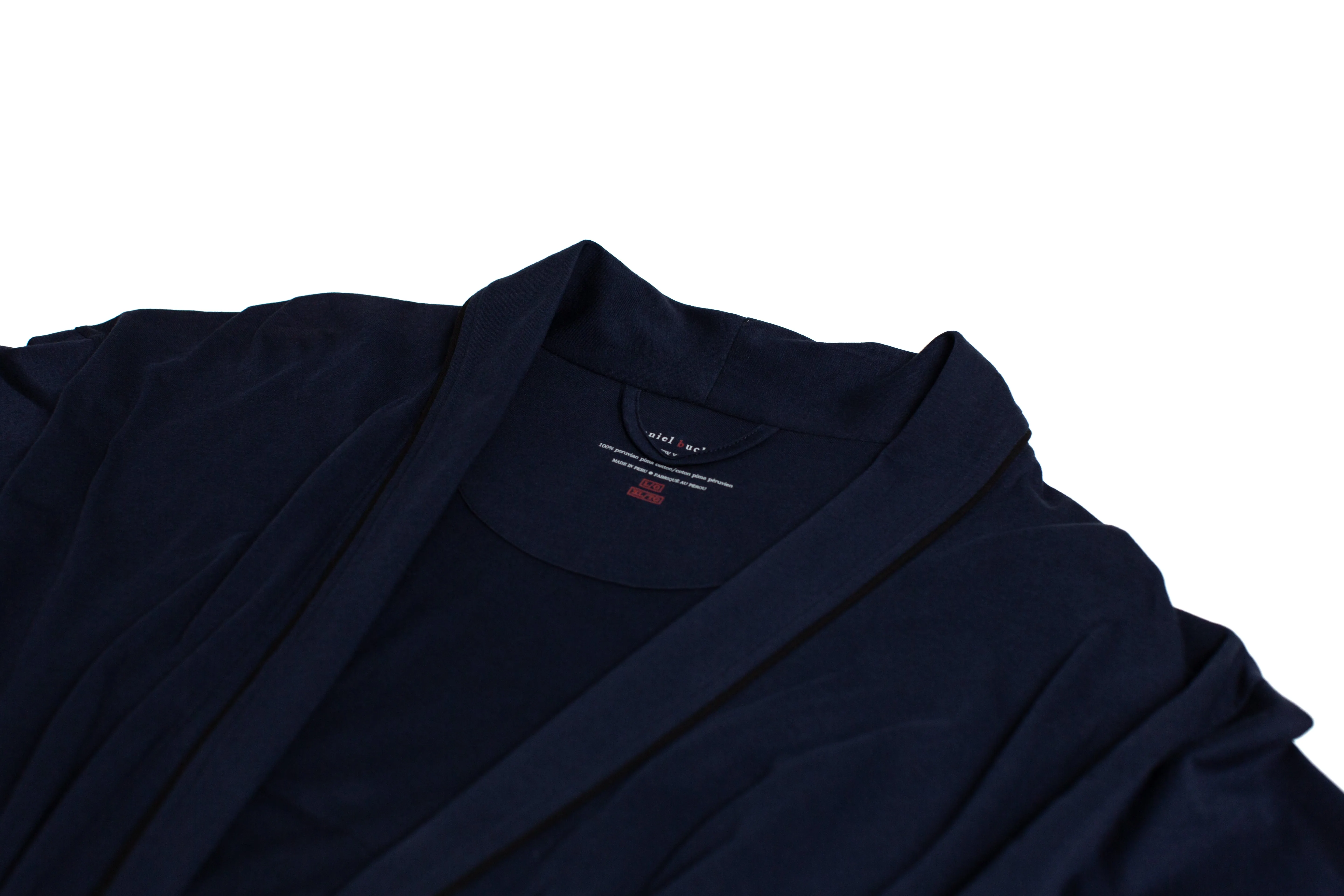 100% Peruvian Pima Cotton Midnight Blue Robe