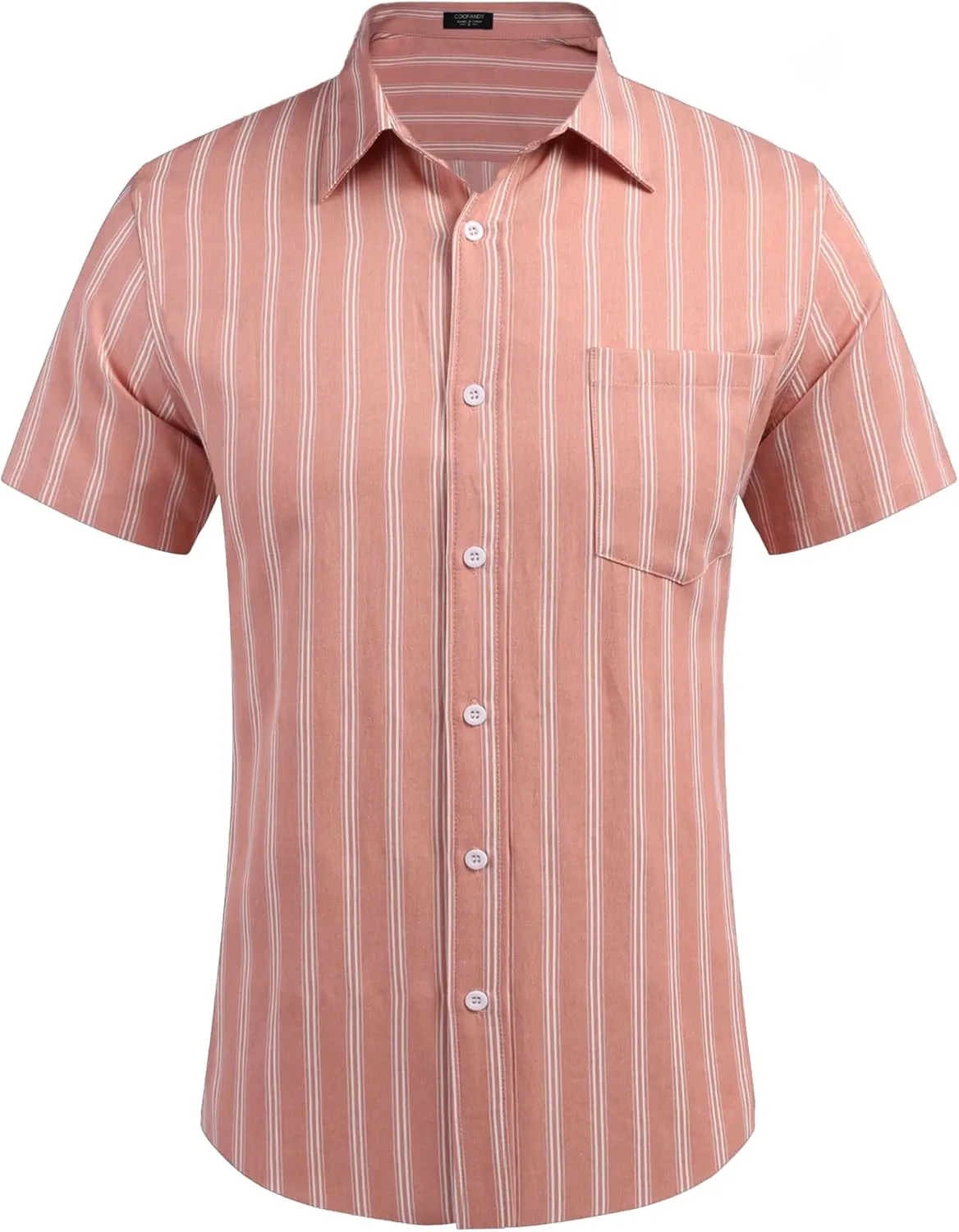 COOFANDY Men's Summer Beach Hawaiian Tropical Shirt Casual Short Sleeve Shirt