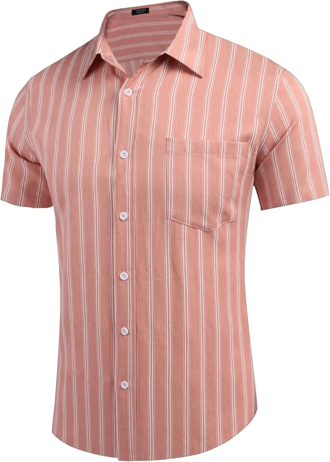COOFANDY Men's Summer Beach Hawaiian Tropical Shirt Casual Short Sleeve Shirt