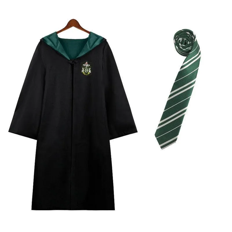Harry Potter House Robes & Ties Cosplay Complete Set
