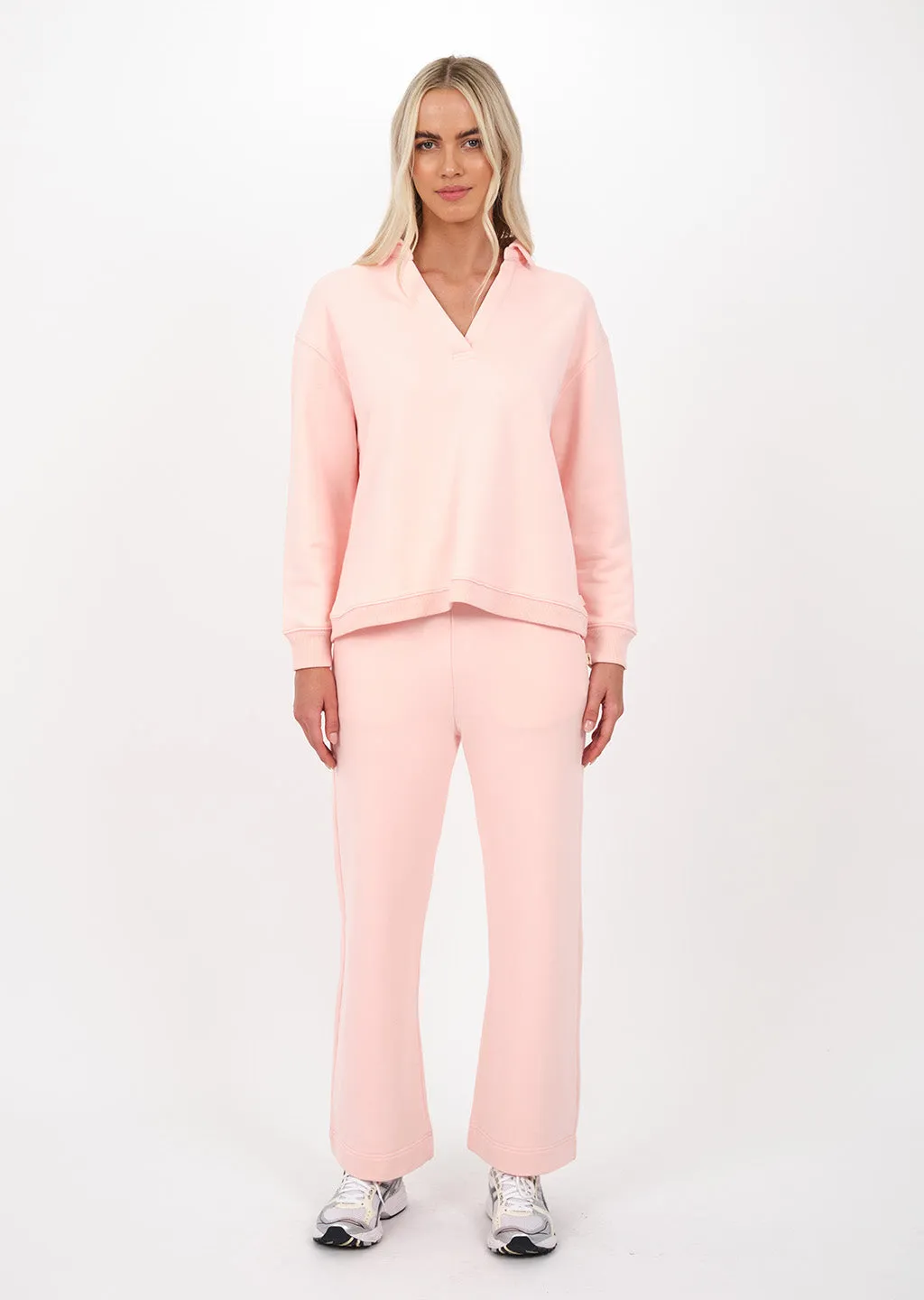 Haze Track Pant in Peach