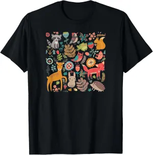 Nature Lover, Forest Animals T-shirt T-Shirt