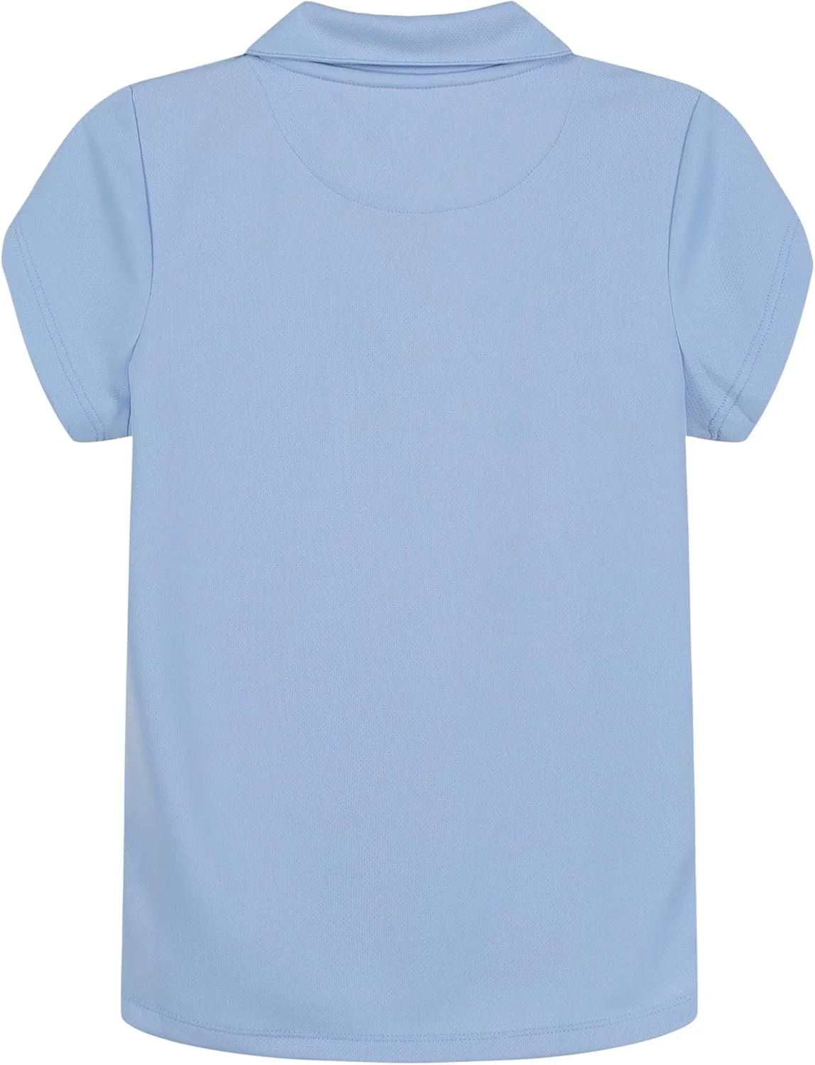 Nautica Girls' School Uniform Short Sleeve Performance Polo