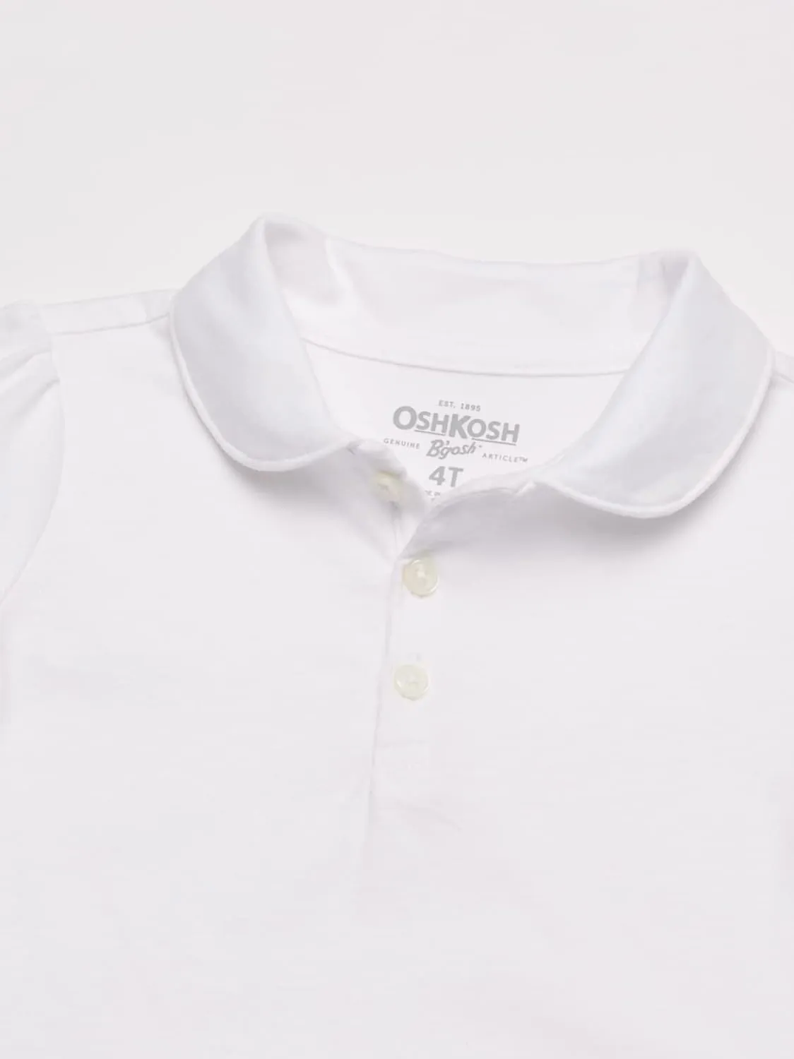 OSHKOSH B'GOSH Girls' Short-Sleeve Uniform Polo