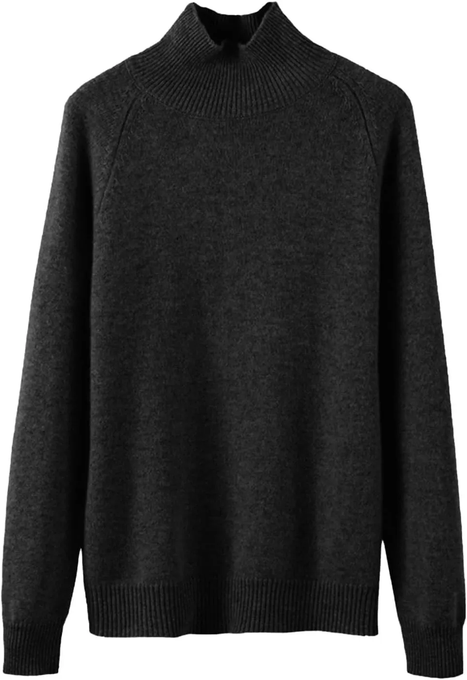 SERYU Cashmere Turtleneck Sweater for Women Comfort Pullover Tops Casual Turtleneck Long Sleeve Wool Sweater
