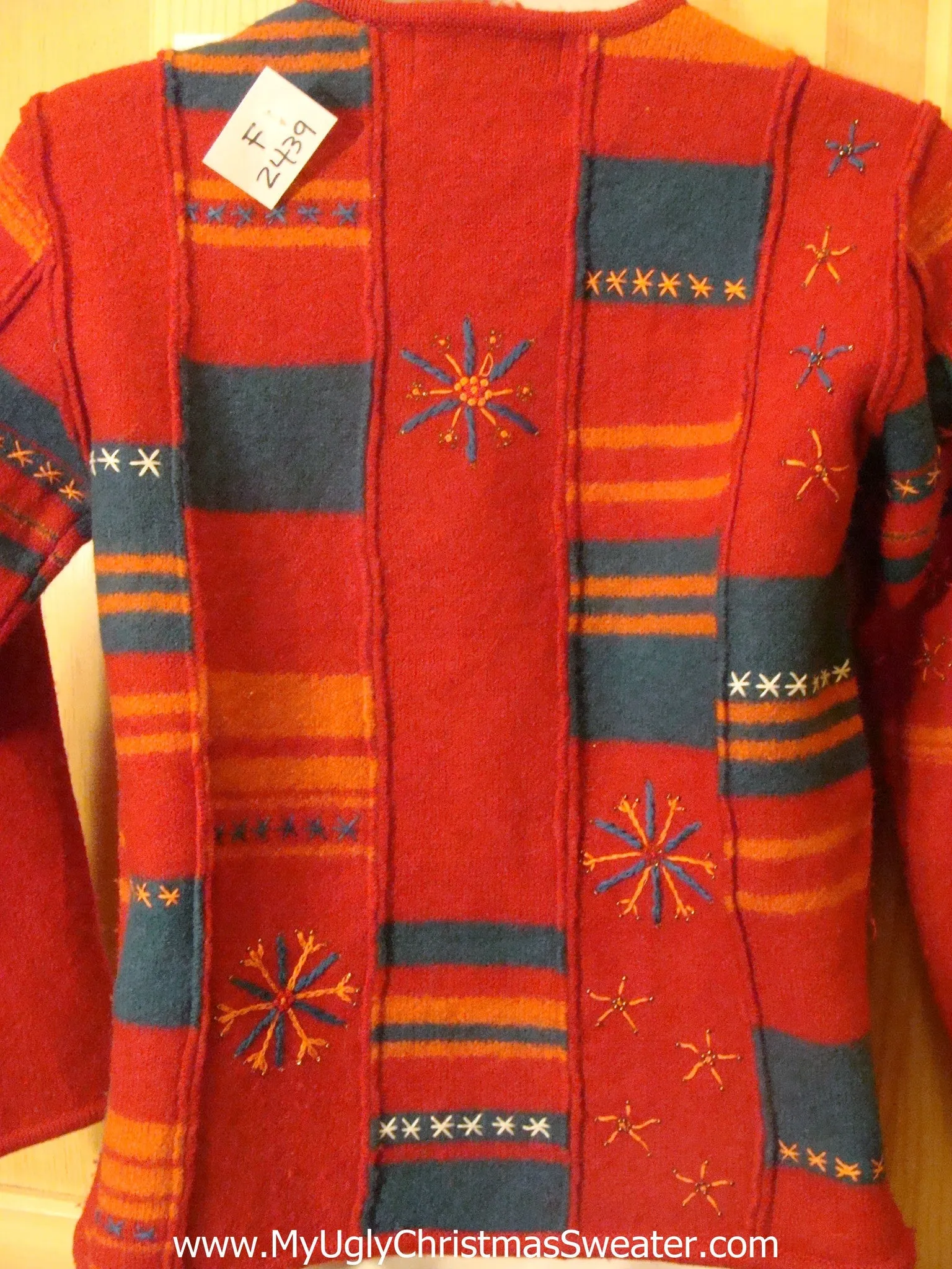 Ugly Christmas Sweater Nordic Geometric Wool