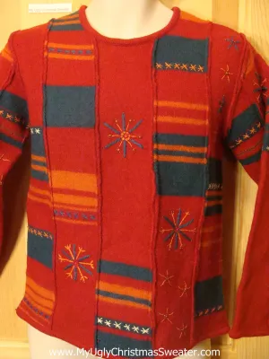 Ugly Christmas Sweater Nordic Geometric Wool
