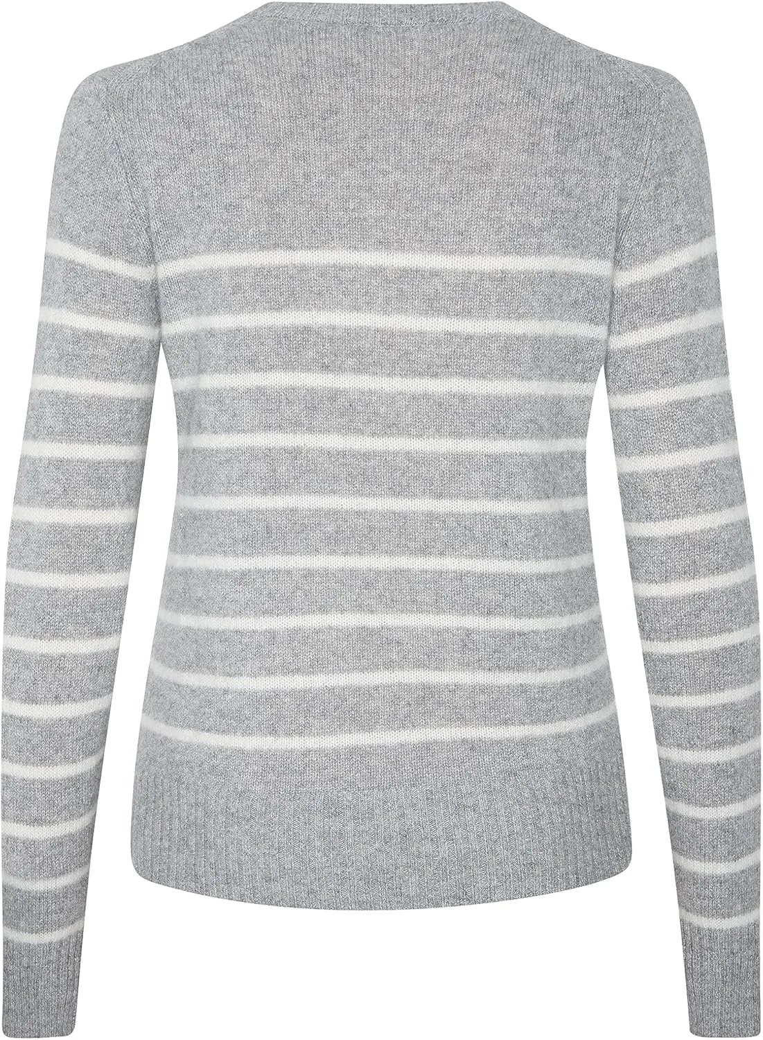 Women's 100% Pure Cashmere Long Sleeve Crew Neck Sweater - Soft, Warm, and Stylish Winter Knit Pullover