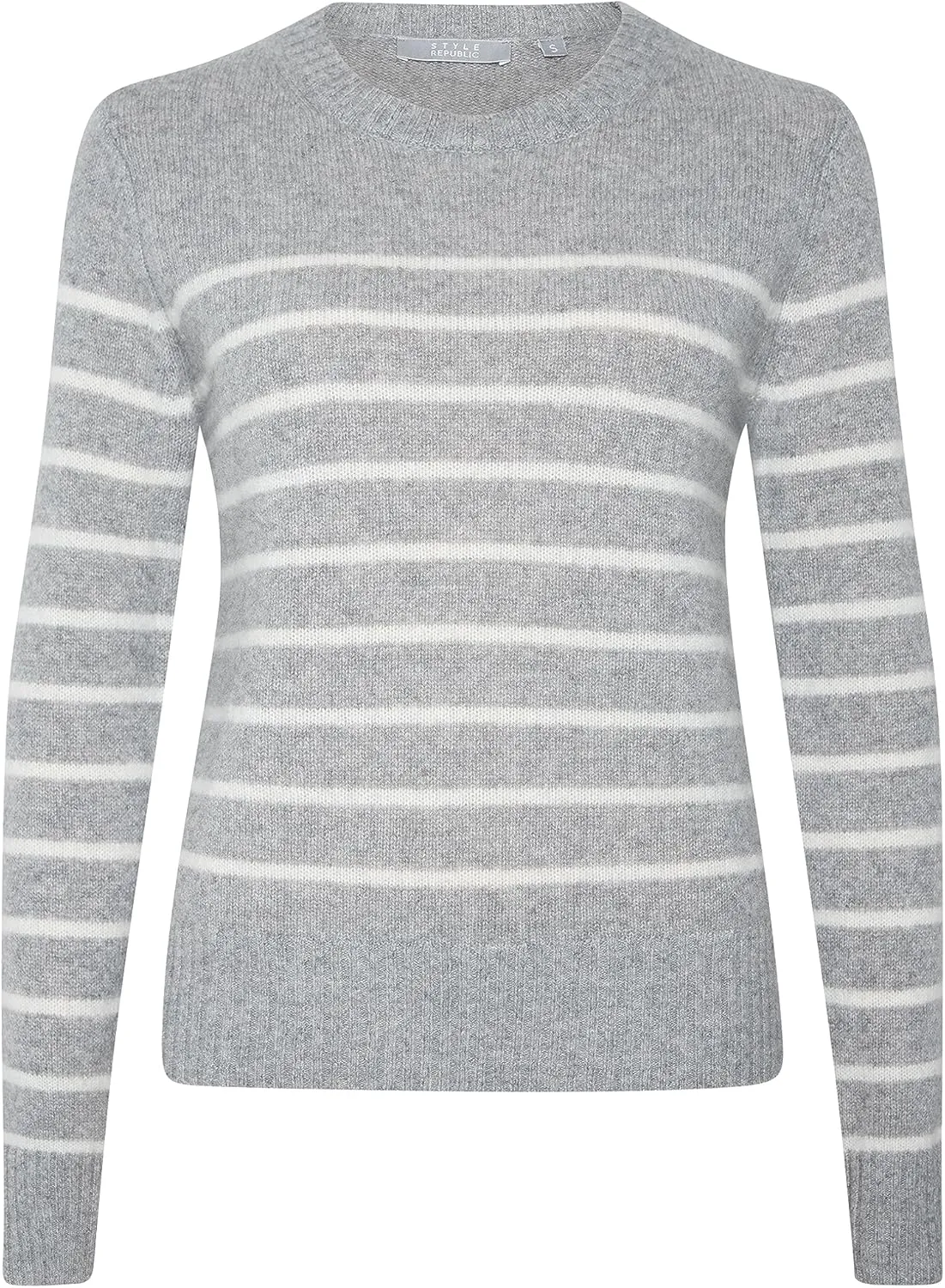 Women's 100% Pure Cashmere Long Sleeve Crew Neck Sweater - Soft, Warm, and Stylish Winter Knit Pullover