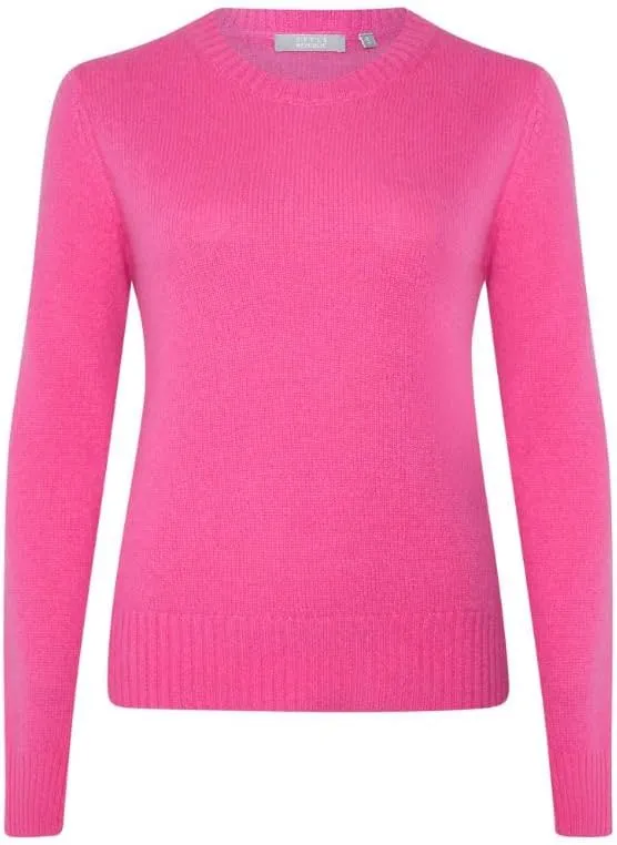 Women's 100% Pure Cashmere Long Sleeve Crew Neck Sweater - Soft, Warm, and Stylish Winter Knit Pullover
