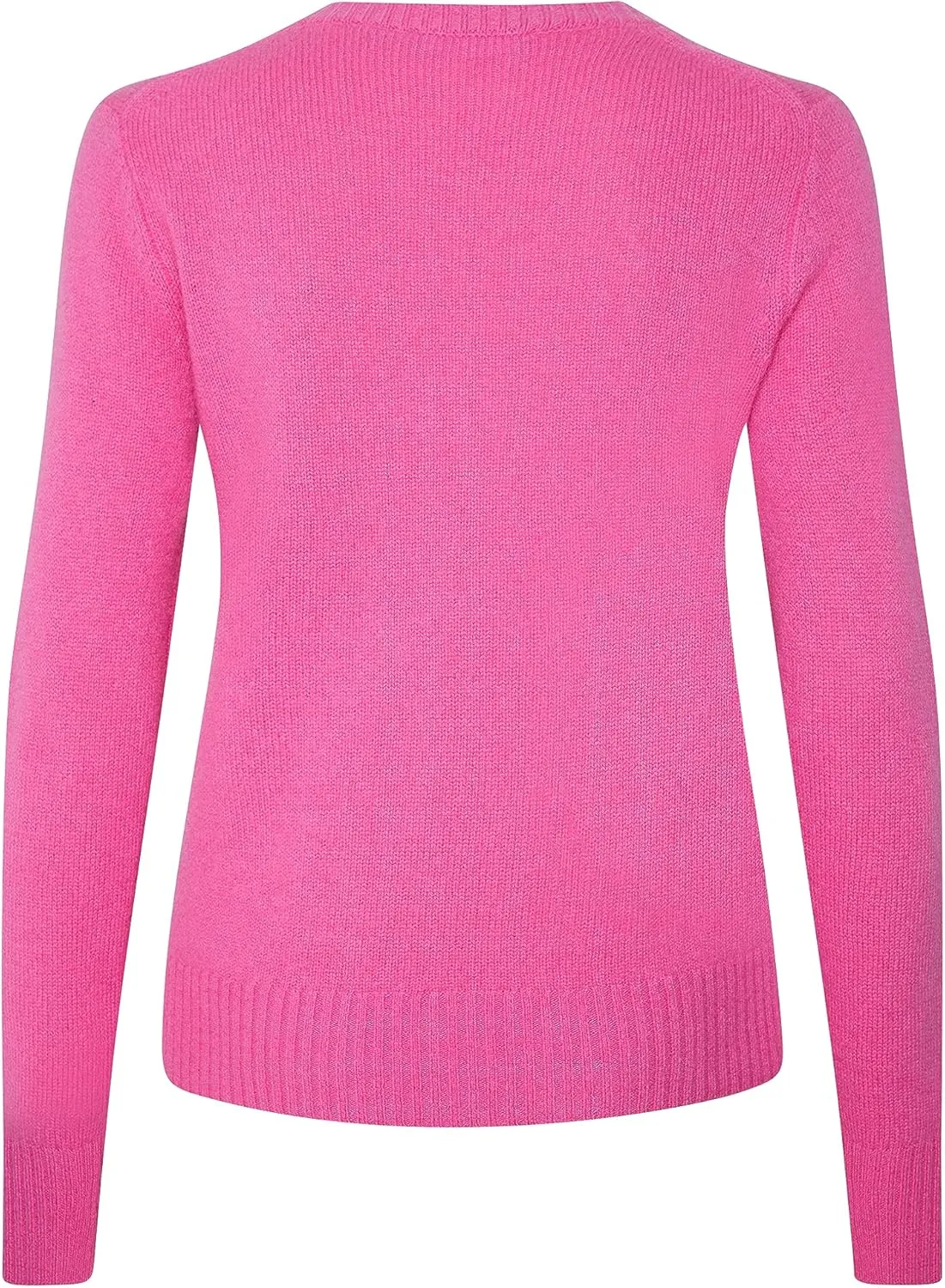 Women's 100% Pure Cashmere Long Sleeve Crew Neck Sweater - Soft, Warm, and Stylish Winter Knit Pullover