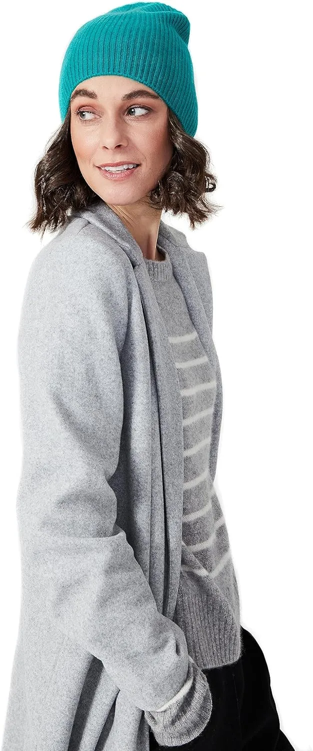 Women's 100% Pure Cashmere Long Sleeve Crew Neck Sweater - Soft, Warm, and Stylish Winter Knit Pullover